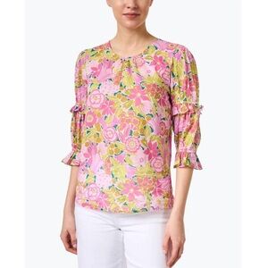 BANJANAN chloe top in crocus XS